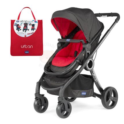 Carrinho Urban Plus + Color Pack Urban Red Wave - Chicco