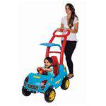 Carro Andador Roller Baby Fit C/ Empurrador Azul Magic Toys
