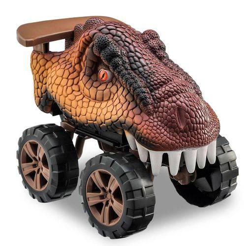 Carro Animals Off Road Dinossauro T-rex Usual Plastic