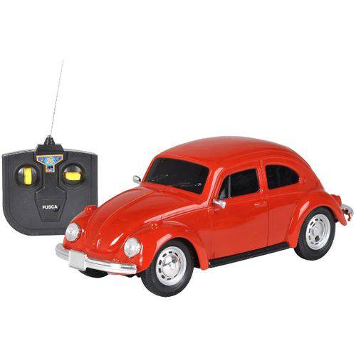 Carro Controle Remoto Volkswagen Fusca Vermelho 1:24 Cks Toys