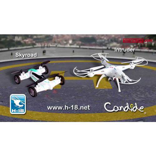 Carro Drone 2 em 1 SkyRoad H18 Candide Branco