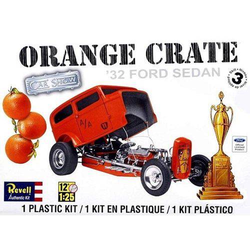 Carro Ford Sedan 1932 - Orange Crate - Revell Americana