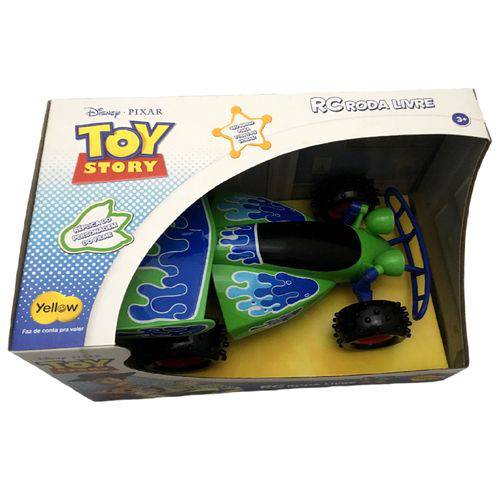 Carro Grande de Brinquedo Toy Story Roda Livre Disney Yellow