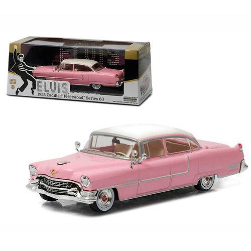 Carro Greenlight Cadillac Elvis Presley 1955 Escala 1/43 - Rosa