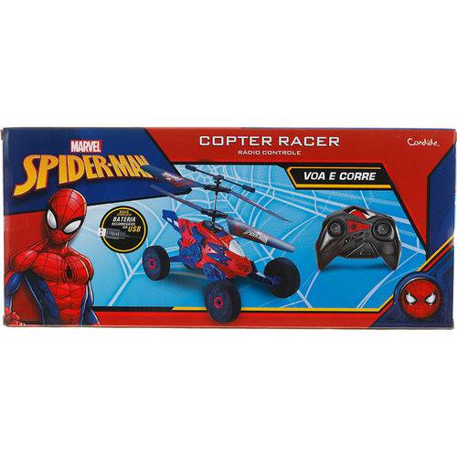 Carro Helicóptero com Controle Remoto Spider Man - Candide