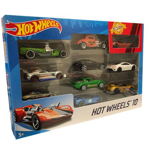Carro Hot Wheels - Kit 10in1