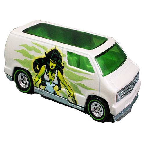Carro Hot Wheels - Marvel She Hulk Custom Dodge Van 77 Dlb45