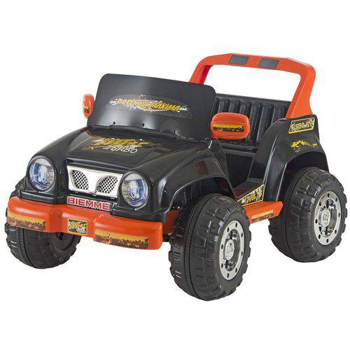 Carro Infantil Jeep Desert 6v Preto/Laranja 246 - Biemme