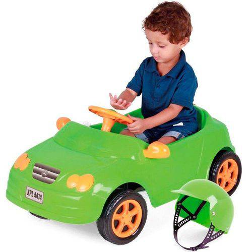 Carro Mercedes a Pedal Verde/laranja Homeplay