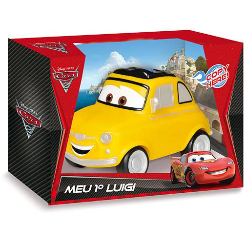 Carro Meu 1º Luigi - Coleção Cars 2 - Brinquedos Bandeirante