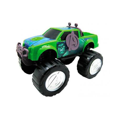 Carro Roda Livre Pickup Vingadores Hulk