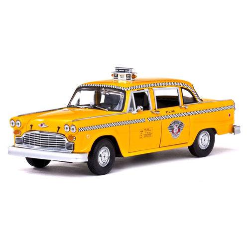Carro Sun Star Checker A11 New York Cab 1981 Escala 1/18 - Amarelo