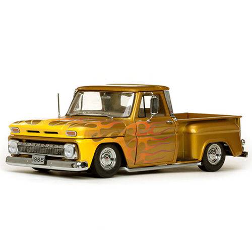 Carro Sun Star Chv.c-10 S.pickup L/r 1965 Escala 1/18 - Dourado