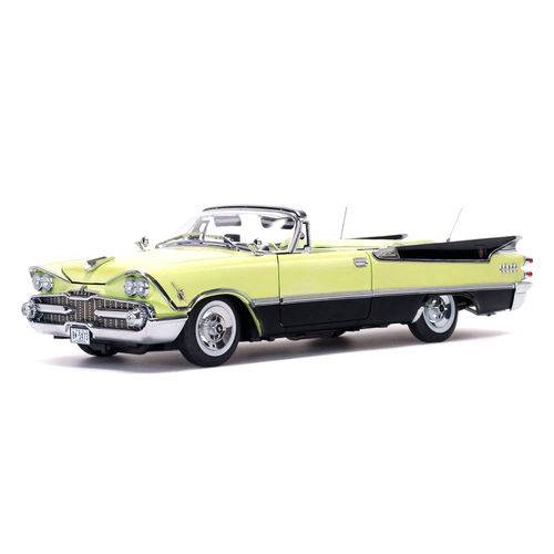 Carro Sun Star Dodge Cust.royal L.conv 1959 Escala 1-18 - Amarelo