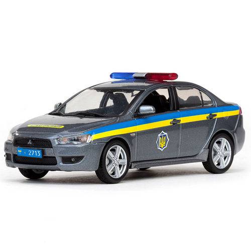 Carro Vitesse Mitsubishi Lancer Ukraine Police Escala 1/43 - Cinza