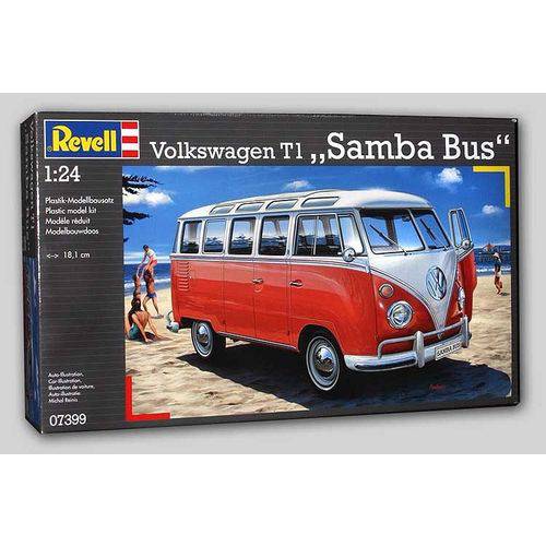 Carro Vw Kombi - Volkswagen T1 Samba BUS - REVELL ALEMA