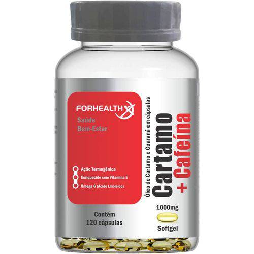 Cártamo + Cafeína 1000mg (120 Caps) - Forhealth