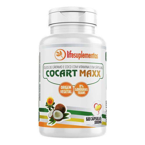 Cártamo e Coco com Vitamina e - Cocart Maxx - 60 Cáps. - 1000mg