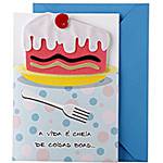 Cartão Aniversário Bolo - Fina Ideia