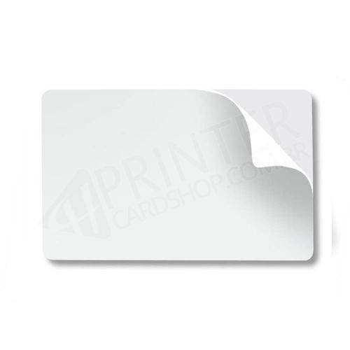 Cartão Branco PVC Adesivado CR-80 0,30MM 0,86mm X 0,54mm.