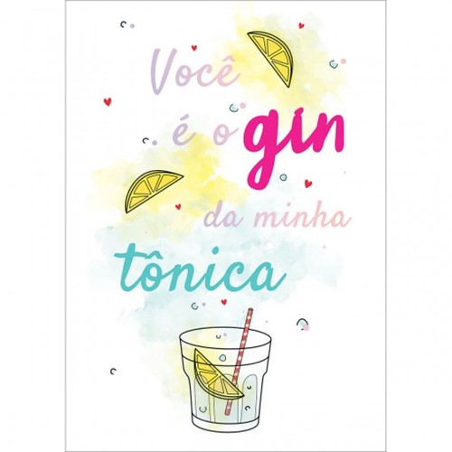 Cartão By Grafon's Amor Estampa Gin