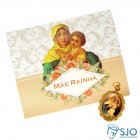 Cartão com Medalha da Mãe Rainha | SJO Artigos Religiosos