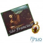 Cartão com Medalha de São Francisco de Assis | SJO Artigos Religiosos