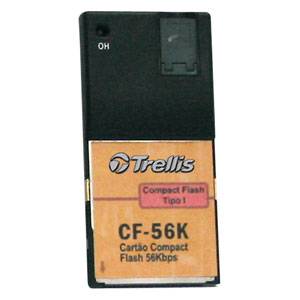 Cartão Compact Flash Fax-Modem 56K - Trellis