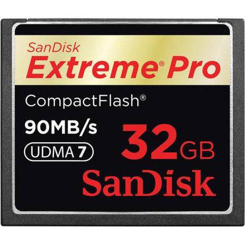 Cartão Compact Flash 32gb Sandisk Extreme Pro 90mb/S (600x) Udma7