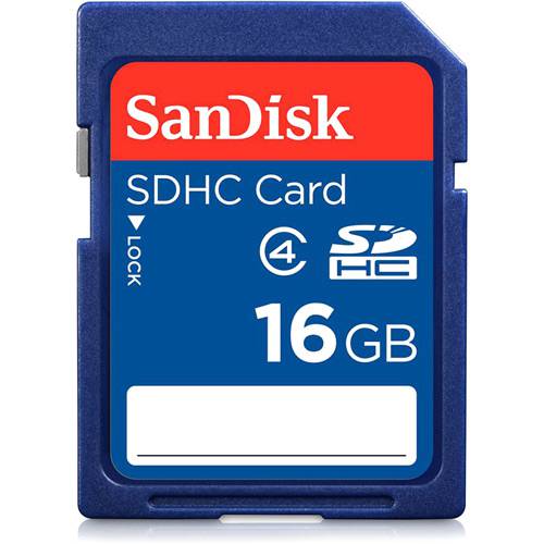 Cartão de Memória - 16GB SDHC - Sandisk