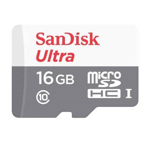 Cartão de Memória 16gb Ultra Microsdhc™ Uhs-i Card Sandisk