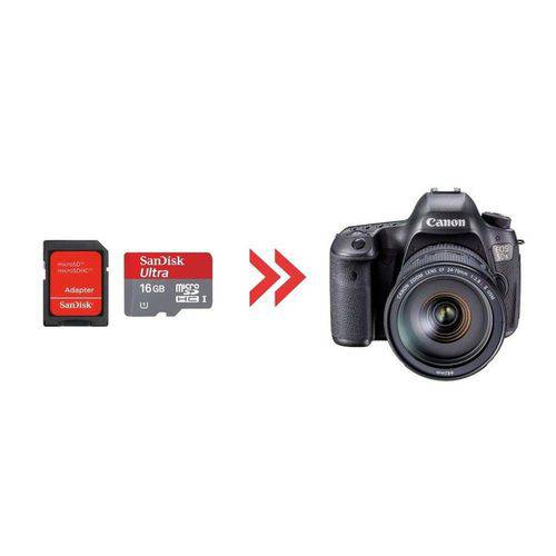 Cartão de Memória 16gb Ultra para Canon 5ds
