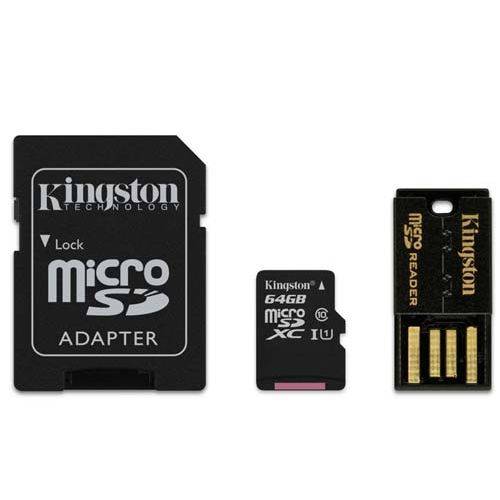 Cartão de Memória 64 Gb Classe 10 Mbly10g2 Multikit Micro Sdhc - Kingston