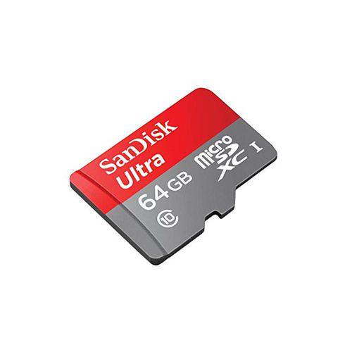 Cartao de Memoria 64gb 80mbs Sandisk Micro Sd Ultra C/adapt -sdsqunc-064g-gn6ma