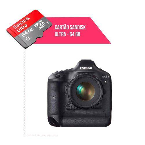Cartão de Memória 64gb Ultra para Câmera Canon 1dx