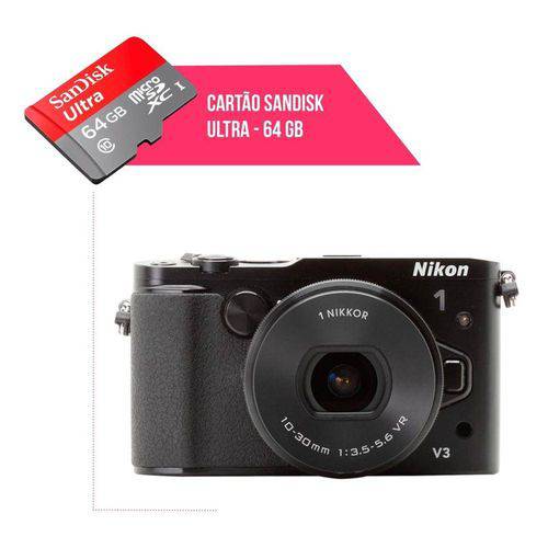 Cartão de Memória 64gb Ultra para Câmera Nikon 1 V3