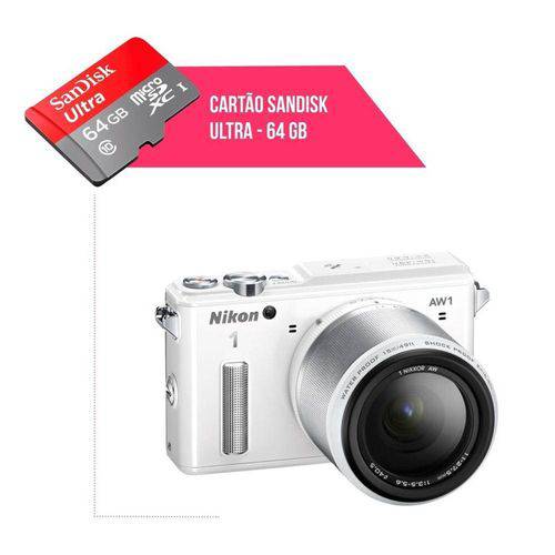 Cartão de Memória 64gb Ultra para Câmera Nikon Aw 1