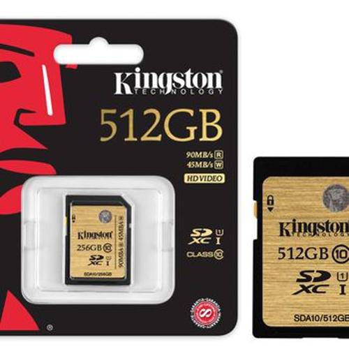Cartao de Memoria Classe 10 Kingston Sda10/512gb Secure Digital Ultimate Sdxc 512gb Uhs-I