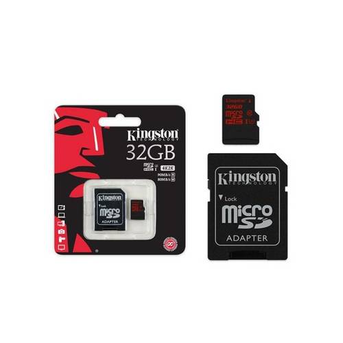 Cartao de Memoria Classe 10 Sdca332gb Micro Sdhc 32gb Uhs-I U3 com Adaptador Sd - Kingston