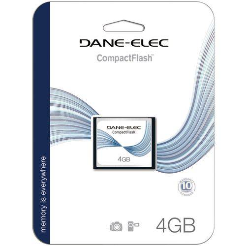 Cartão de Memória Compact Flash Dane-Elec 4GB 25 Mb/S