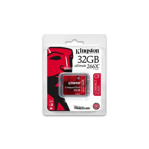 Cartão de Memória Compactflash Kingston 32gb 266x