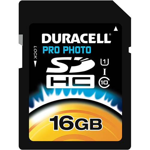 Cartão de Memória Duracell Class 10 16GB