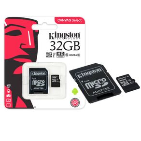 Cartão de Memória 32GB Classe 10 Micro SD Kingston SDCS/32GB MICRO SDHC Canvas Select
