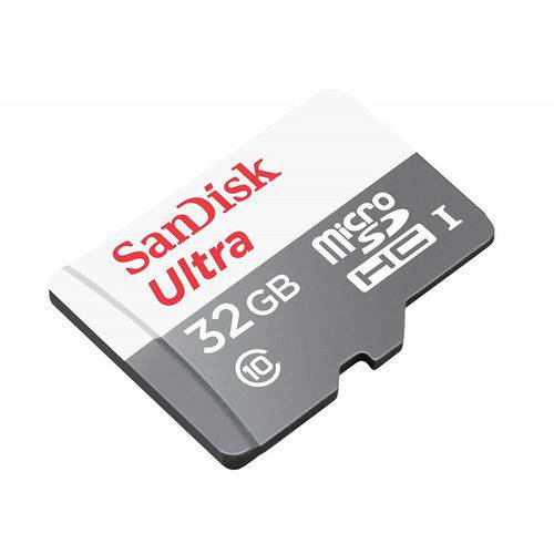 Cartão de Memoria 32gb Micro Sd com Adapt Cl10 48mb/S Sdsqunb-032g Sandisk Ultra