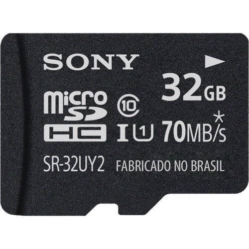 Cartão de Memória 32GB Micro SDHC com Adaptador SRAC-A1 - Sony