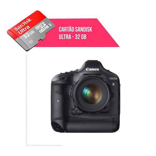 Cartão de Memória 32gb Ultra para Câmera Canon 1dx