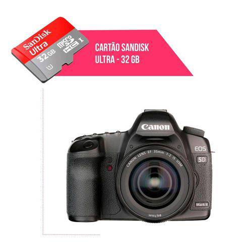 Cartão de Memória 32gb Ultra para Câmera Canon 5d Mark Ii