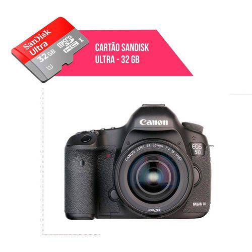 Cartão de Memória 32gb Ultra para Câmera Canon 5d Mark Iii