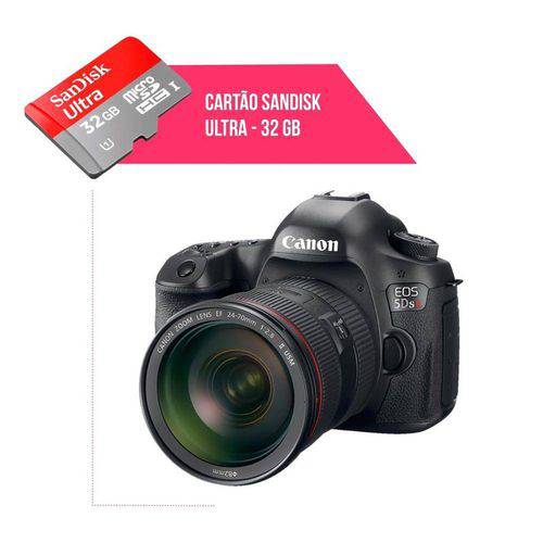 Cartão de Memória 32gb Ultra para Câmera Canon 5d Sr