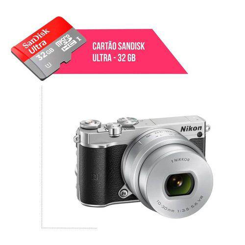 Cartão de Memória 32gb Ultra para Câmera Nikon 1 J5